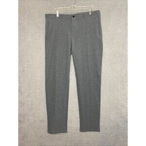 Day & Age Brian Pants Men 36x32 Graphite Gray Slim Fit Chino Performance Golf